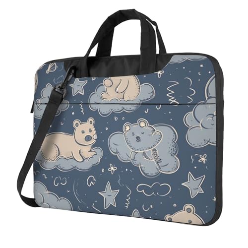 Maletín para laptop 13-15.6 pulg. negro unisex miniatura 1