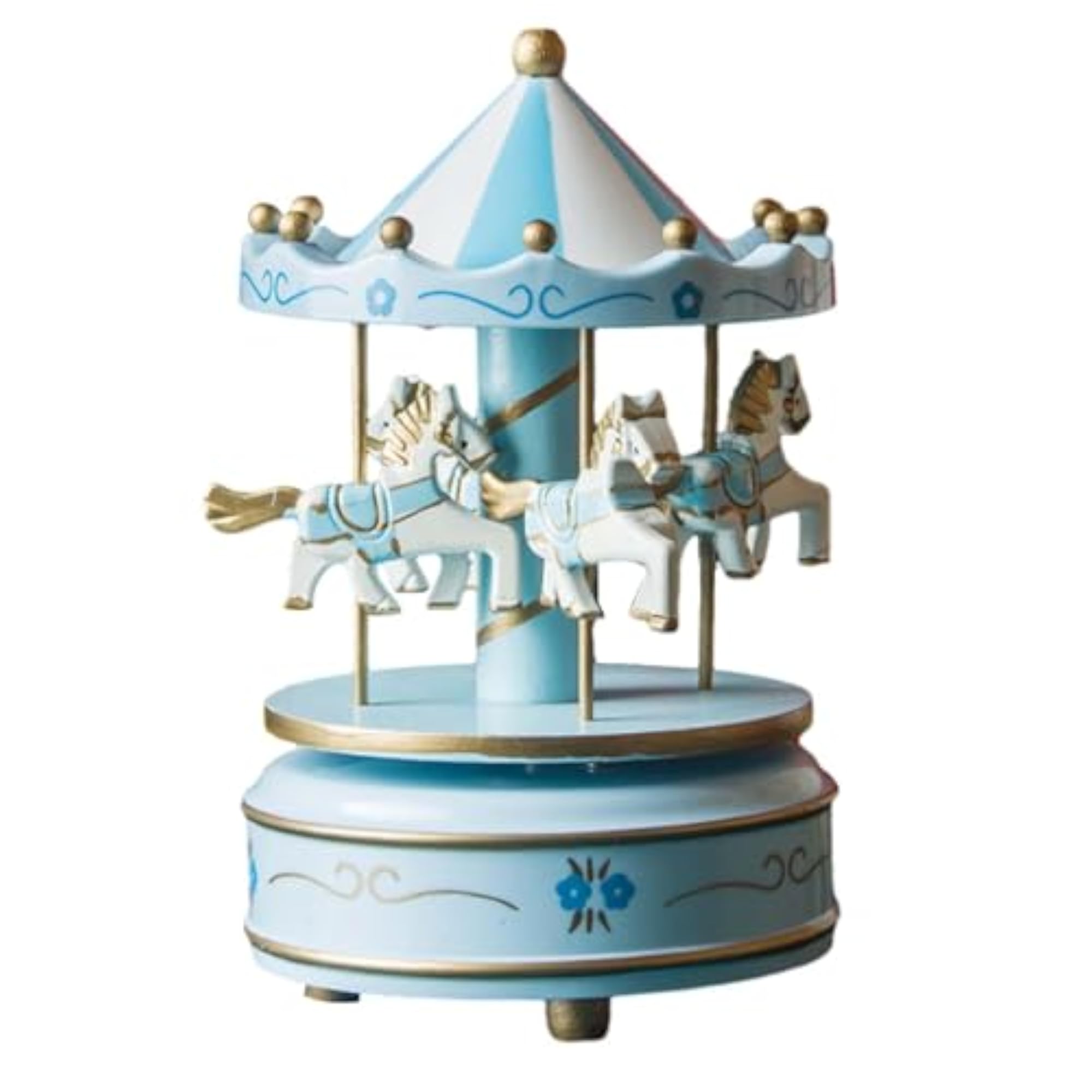 Wood Musical Box for Holiday Decoration, Rotating Crafts