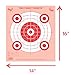 SinglePoint Red Easy Sight Shooting Targets - High-Visibility Paper Targets for Precision Shooting 16’’ x 14’’ (50)