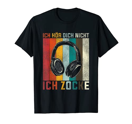 Ich Hör Dich Nicht Ich Zocke- Gaming Regalos Gamer Vintage Camiseta
