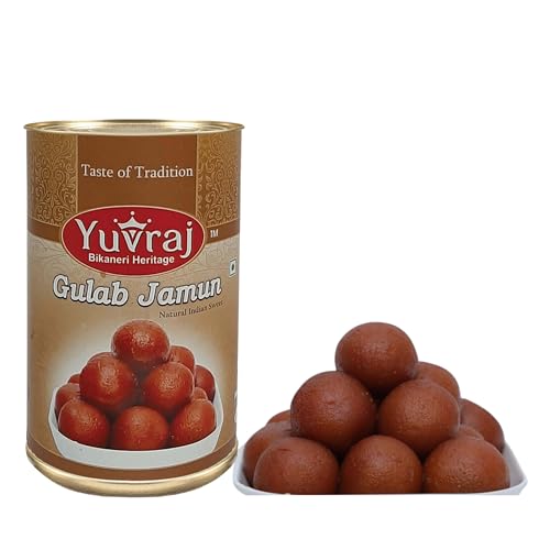 Image of YUVRAJ Gulab Jamun 500 Gm mithai combo pack of 4 (500 Gm x 4)