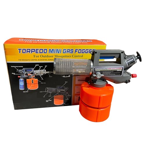 Image of TORPEDO Mini Gas Fogger for Mosquito Control | Outdoor Fogging Machine | Effective for Societies, Bungalows, Resorts, Hospitals, Party Plots, and More (Torpedo Mini Fogger only)