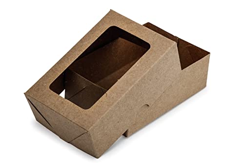 Caixa para presente kraft lembrancinha 6 doces 12x8x4-50 un