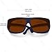 FreeMascot Professional OD 4+ 190nm-550nm / 850nm-1300nm Wavelength Laser Safety Glasses (Style 5)