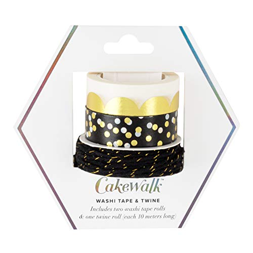 Image of True Fabrication 6254 Noir Washi Tape & Twine, Multicolor