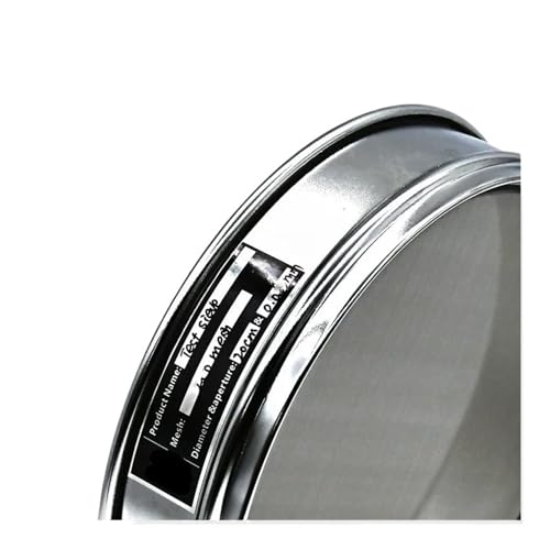 Tamiz de acero inoxidable malla 325 para pruebas de laboratorio, 20cm 6