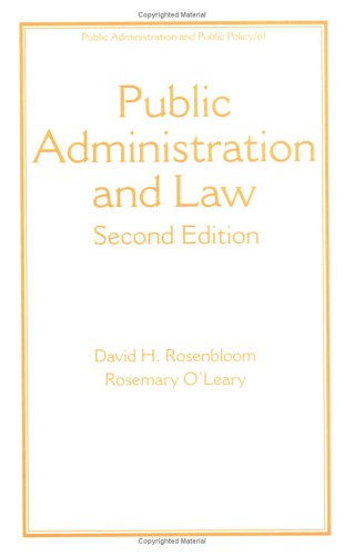 Public Administration and Law, Third Edition (P... 0824797698 Book Cover
