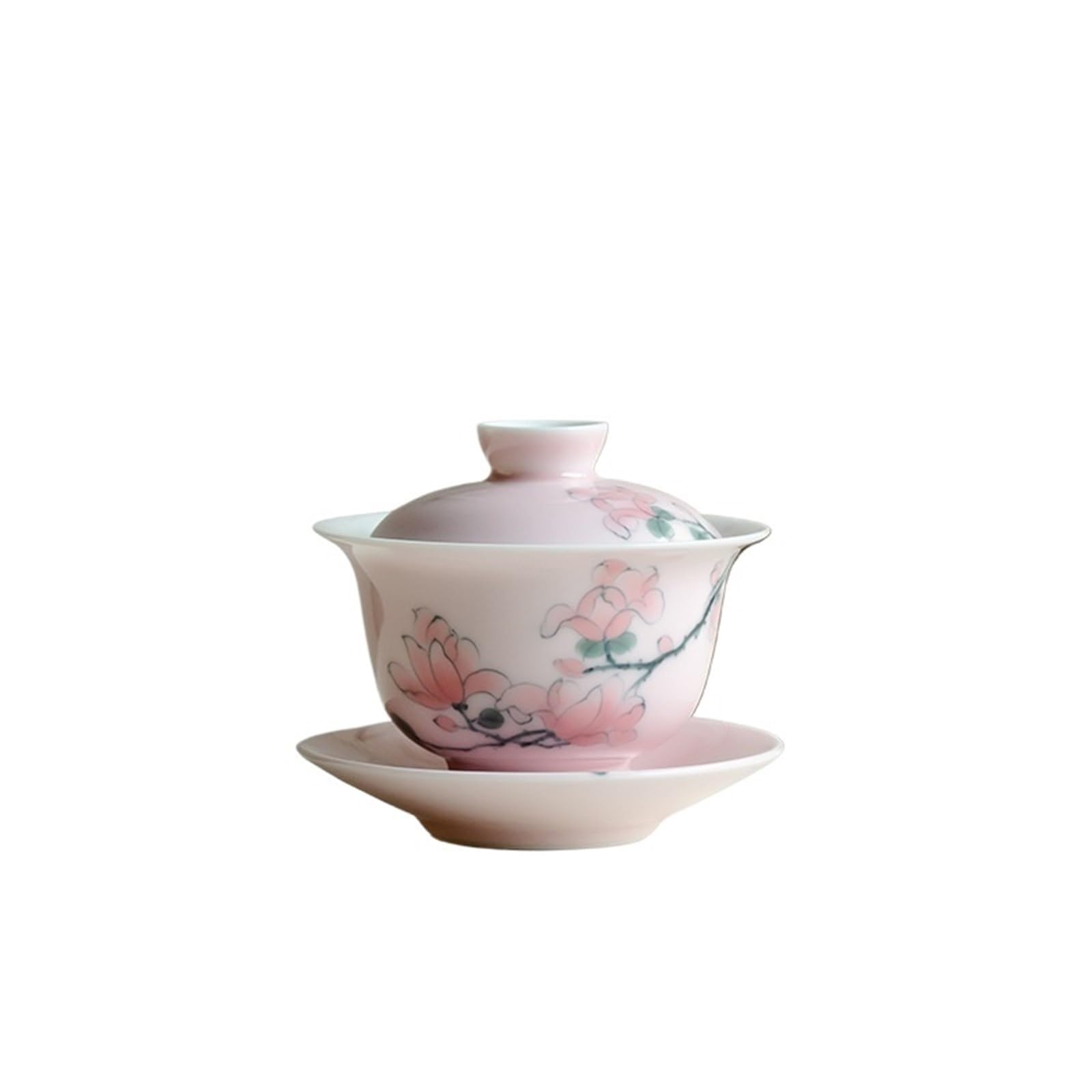 Filiżanka do herbaty, chińskie filiżanki do herbaty, 120 ml, ręcznie malowana, glazurowana gaiwan, elegancka waza do herbaty, miska do parzenia herbaty, akcesoria do herbaty