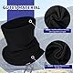 GXCROR Schlauchschal Winddicht Loopschal Multifunktionstuch Neckwarmer Herren Loop Schal Damen Halstuch Warm Halten Sportschal Halswärmer für Skifahren Motorrad Fahrrad Joggen Laufen Outdoor Sport