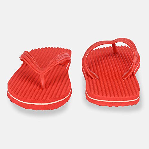 Image of Solefit Men's Red Slippers-7 UK (41 EU) (SLFT-0083)