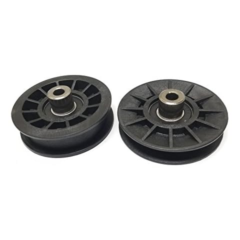 Poulan Husqvarna Jonsered Handwerker Set von 2 Drive Riemenscheiben, v-idler für 532194326 194326; flache Faulenzer für 532194327 194327 Cover