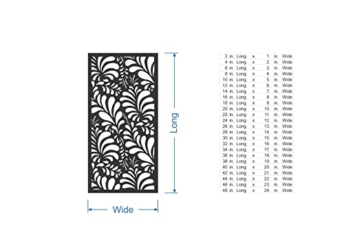 Image of Wooden Flower Pattern Lattice - Home Decor Mandala Wall Art, Wall Panels, Overlays, Trellis, Privacy Screens & Yard Decor