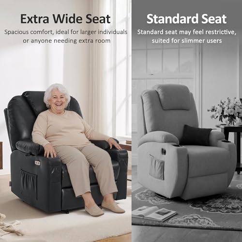 Image of MCombo Power Lift Recliner Chair for Elderly, Heat and Massage R7045