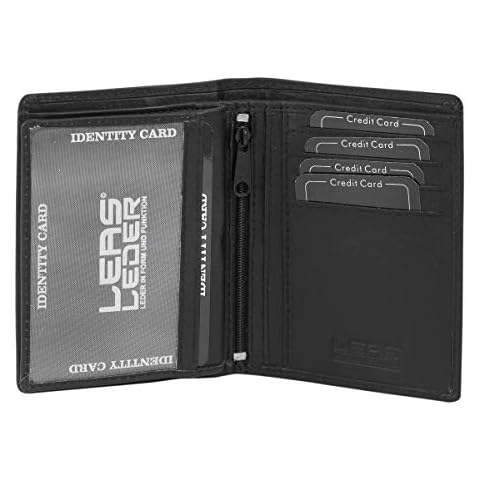 Porte-Cartes LEAS en Cuir Noir Cover