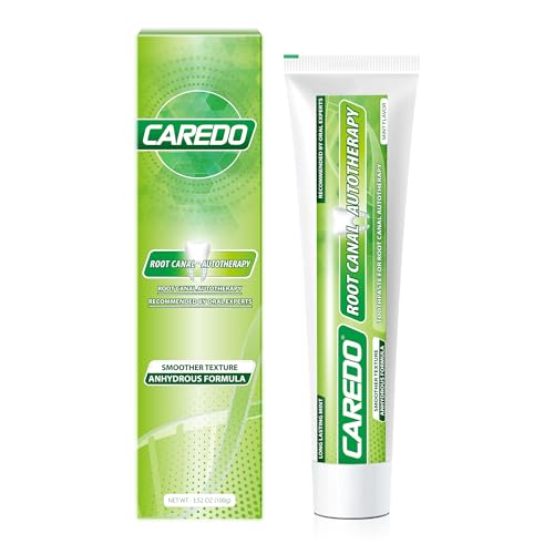 CAREDO - CAREDO Dentifrice Soin Gingival - Apaisant Gencives Sensibles et Douloureuses - Réduit les Saignements - Avec Hydroxyapatite et Eugénol，Saveur Menthe，100g (1 Pièce)