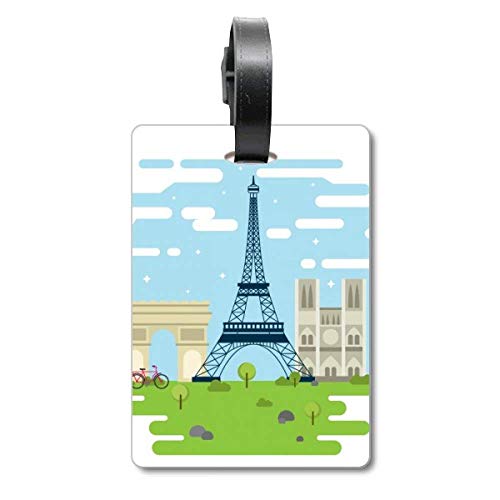 Étiquette Tour Eiffel pour valise : évitez la perte de votre bagage