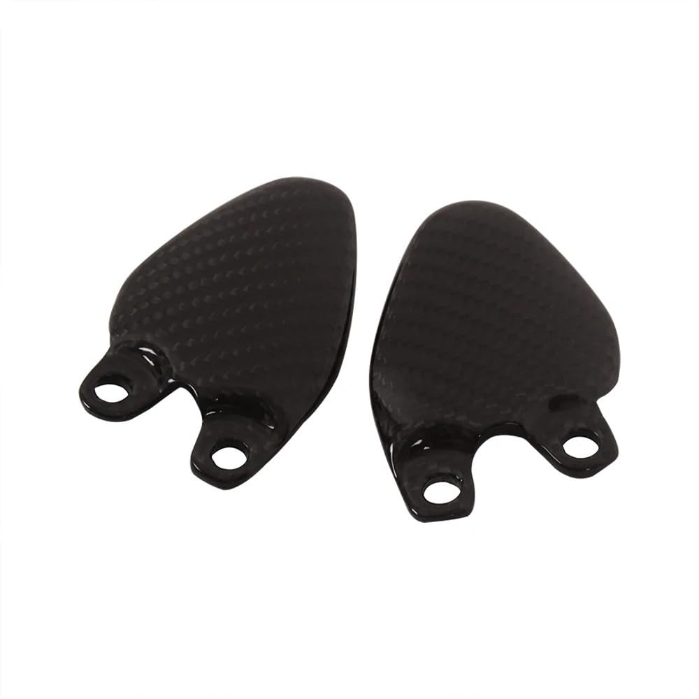 Piastra moto Accessori in fibra di carbonio Copertura pedana per