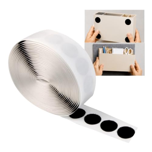 Sky 49mm Tile Grip Dots, Self Adhesive Grip Hook Dots for Displaying & Holding Tiles, Strong Sticky Back Tile Display Fasteners for Showrooms, Tile Samples & Exhibitions, Pack of 50, Black