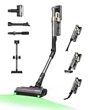 Tineco Pure One A90S Aspirateur Balai sans Fil, 270AW d’Aspiration, 105 Min d'autonomie, Brosse 3DSense Master, Lumière LED Verte à 150°, Pliable à 180°, Adapté aux Poils d'animaux/Tapis/Sols Durs