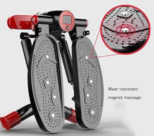 Image of Mini Fitness Stepper, Multi-Function Silent Stepper for Home, Office & Portable Foot Machine with High-Definition Display & U-Shaped Rear Hose