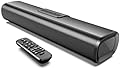OFFSIR Sound Bar for TV, 50Watts-16 Inches Small Bluetooth Sound Bar with HDMI(ARC), Optical, AUX and USB Inputs, Wall Mountable TV Soundbar with Remote Control and Surround Sound for PC, Gaming