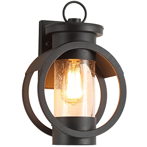 Lampe de porche extérieure en verre transparent pour sécuriser la porte - 2