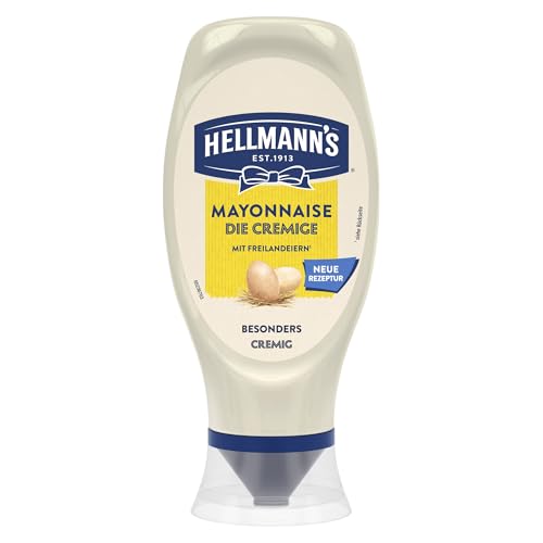 Bild: Hellmann's Mayonnaise Die Cremige besonders cremige Mayo mit Freilandeiern 430 ml f�r 3,49 EUR (-13%) statt 3,99 EUR bei amazon.de