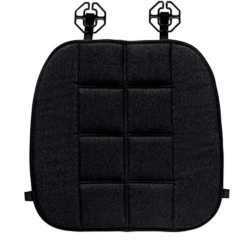 ボンフォーム(BONFORM) クッション 竹炭DX ヒップ型 45x45cm ブラック 5786-43BK