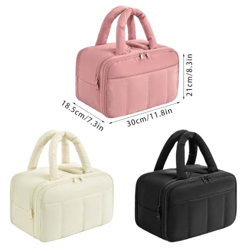 Trousse de toilette femme grande taille avec compartiments