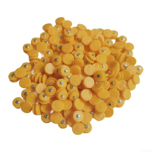 Lot de 100 crampons de rechange en caoutchouc pour bottes de glace, neige, crampons de rechange en acier, antidérapants, compatibles avec la plupart des crampons jaunes