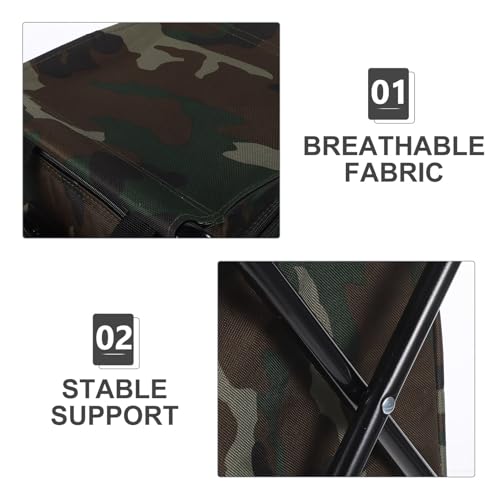 Tabouret pliant isotherme contre la fatigue en camping et marche