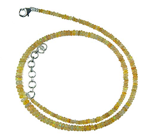 Image of Natural Rainbow Gemstone Beaded Necklace for Women | Healing Crystal Stone Jewelry | Handmade Trendy Necklace Gift for Women & Girls