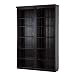 Produktbild Loft24 2er-Set Regal Kiefer Massivholz Bücherregal Landhaus Büroregal Aktenregal Ordnerregal 6 Fächer Dunkelbraun 148 x 34 x 219 cm