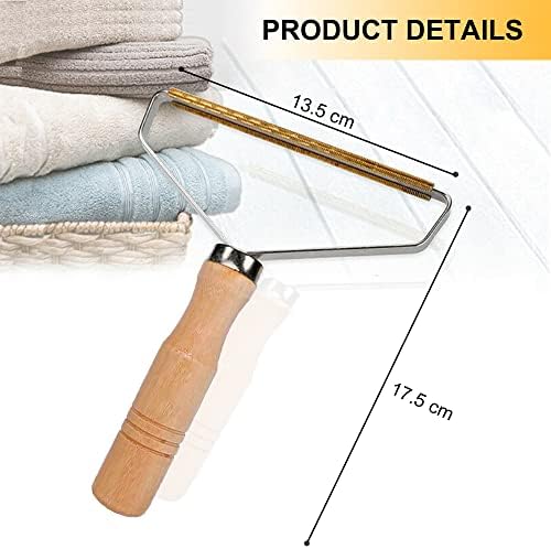 VIRKIAN Portable Lint Remover Carpet Lint Remover Tool, Pro Lint Roller Pro Lint Removers for Clothes, Fabric Shaver and Debobbler Clothes Shaver, Pet and Carpet Hair Remover, Restores all Surfaces