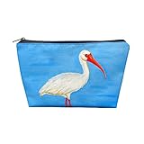 Betsy Drake PC1086 8.5 x 6 in. Posing White Ibis Pouch