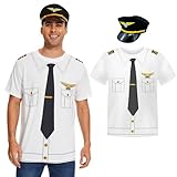 Impression uniforme de pilote coquin : sérigraphié avec des encres de la plus haute qualité pour garantir des graphismes vibrants et durables, idéal pour créer une impression mémorable lors de tout événement sur le thème de l'aviation