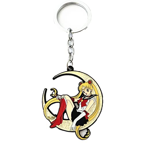 TV Movies Show Anime Sailr Moon Llaveros Regalos para Hombres Mujer Niña, 1, Taille unique