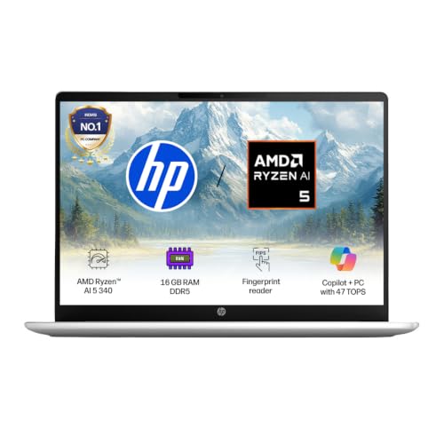 HP OmniBook 3 AMD Ryzen AI 5 340 Next Gen AI Laptop