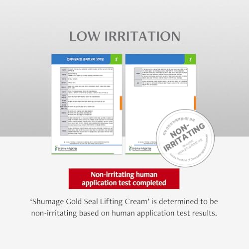 MEDITHERAPY Shumage Gold Seal Lifting Cream - Moisturizer Face Lift Cream, Hydrating & Tightening for Sagging Cheeks - Korean Face Moisturizer for All Skin Types - Radiant Glow Skin - 1.69 Fl. Oz