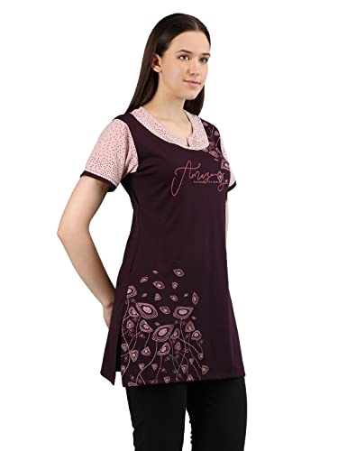 Image of Duchess Regular Fit Women Stylish Long Top | Tshirt for Women