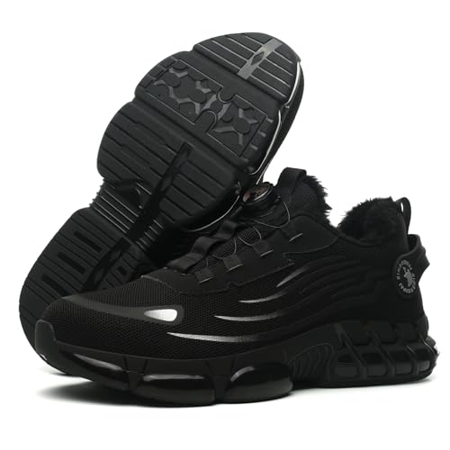 QINGRUIPAI - Scarpe antinfortunistiche da uomo e donna, sportive, leggere, con fibbia rotante, anti-smash e anti-puntura, per lavoro e assicurazione, unisex, 37 EU