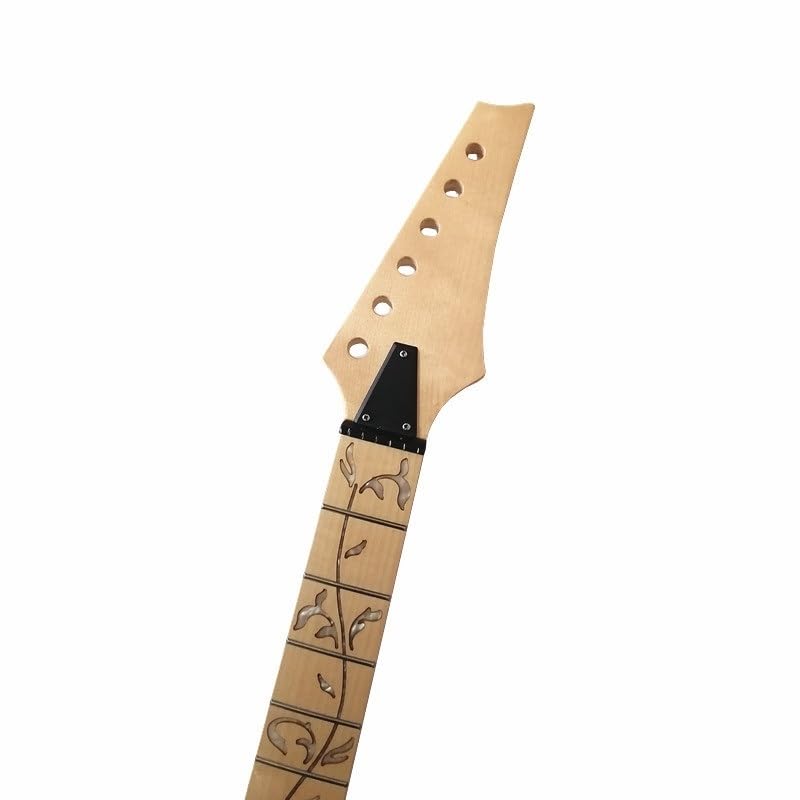 24 Tasti Intarsio Chitarra Elettrica Manico In Acero Parti Accessori For Strumenti Musicali Guitarra(Green)