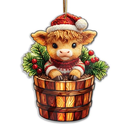 Musemory Highland Cow Ornament