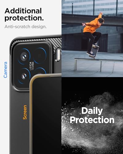 Image of Spigen Rugged Armor Designed for Xiaomi 15 Case (2025) [Military-Grade Protection] - Matte Black