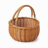 iloMAOZX Wicker Flower Girl Basket with Handles...