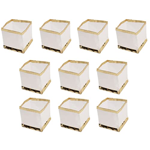 Rouloudun Floating Lanterns Biodegradable Candle Lanterns Water Floating Pool Lights White Paper Lanterns for Outside for Wishing Praying 10 Pack 5.9 Inch by Fascola
