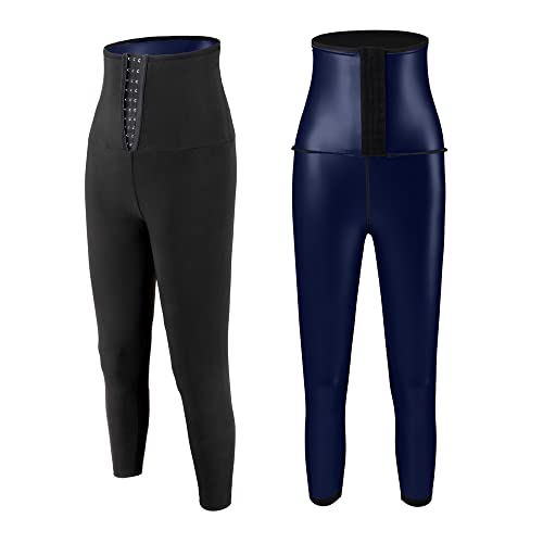 Dawnbreak Sauna Sweat Pants For Women Weight Loss High Waist Legging Compression Slimming Body Shaper Fitness Exercise Workout Suits - Pants S/M #TOP7