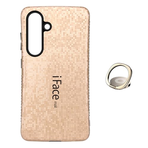 iFace mall Galaxy S25 �p �P�[�X & �z�[���h�����O�Z�b�g 2�_ SC-51F SCG31 �J�o�[ �w��h�~ �y�� ���^ �X�g���b�v�z�[�� �M�����N�V�[ SC51F 6.2�C���` ���C�����X�[�d�Ή� ����~�� 2�d�\�� �ϏՌ� �ϖ��C