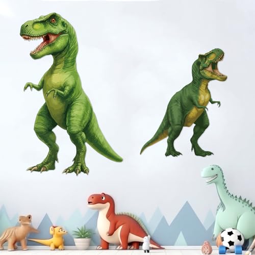 Zonon 2 Piezas Vinilos Decorativos Dinosaurio 3D miniatura 5