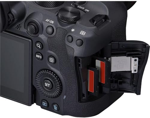 Image of Canon EOS R6 Mark II Mirrorless Camera with PIXIBYTES Microfiber Cleaning Cloth (Body w /Lens + Pro Bundle)